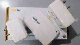 Oakter Basic Smart Home Kit. Control your home appliances from your smart phone  from anywhere in the world . Kit Includes 1 hub | 2 Smart Plugs. T&C apply